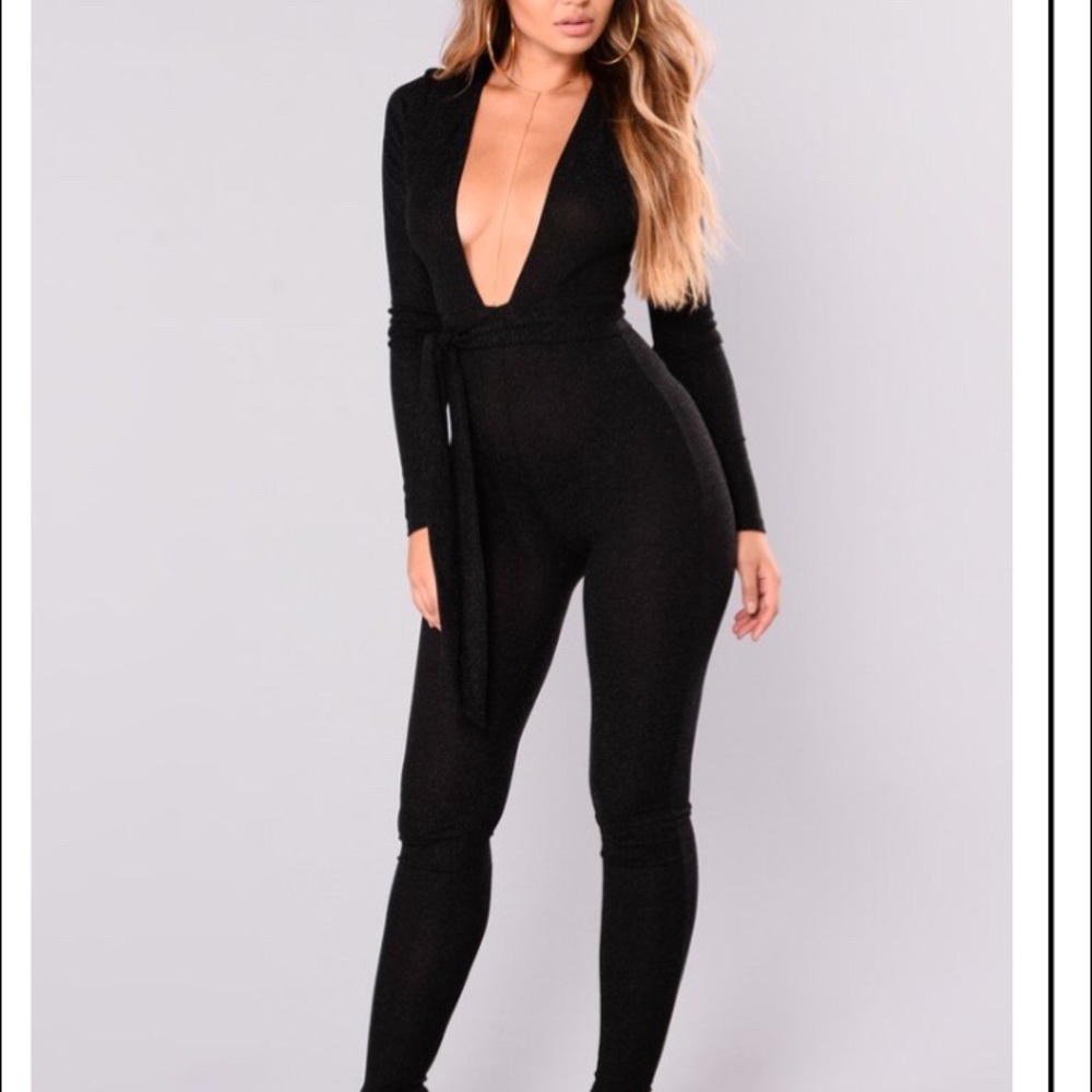Fashion Nova long sleeve jumpsuit